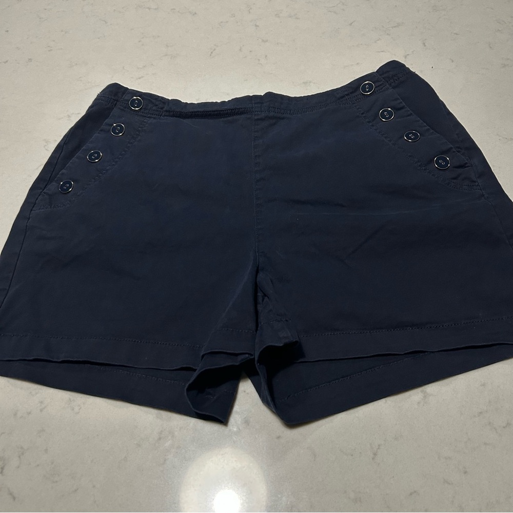 A n d eawy Navy Women's Shorts Stretch Elastizado